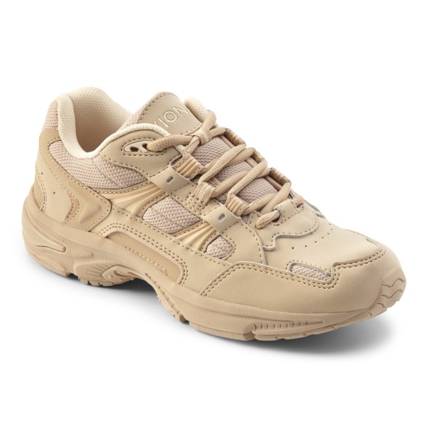 Vionic Trainers Ireland - Walker Classic Brown - Womens Shoes For Sale | IODWA-6309